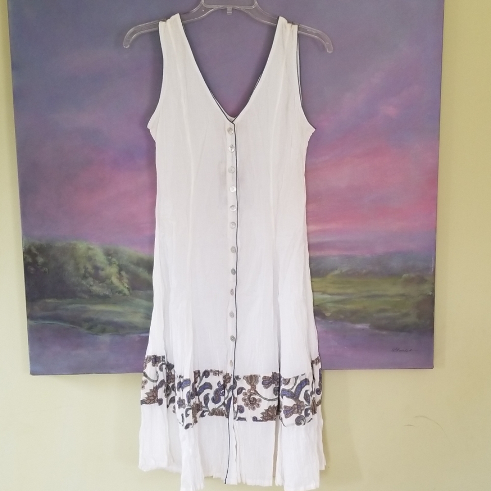 💐Jahan White Beach Dress